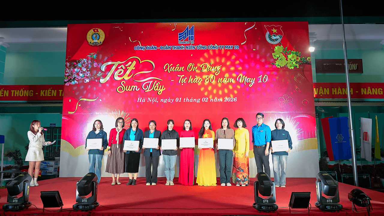 TẾT SUM VẦY – XUÂN ƠN ĐẢNG 2026 TẠI MAY 10