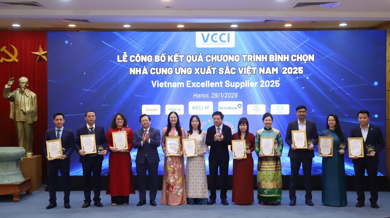 MAY 10 ĐƯỢC BÌNH CHỌN LÀ “NHÀ CUNG ỨNG XUẤT SẮC VIỆT NAM 2025”