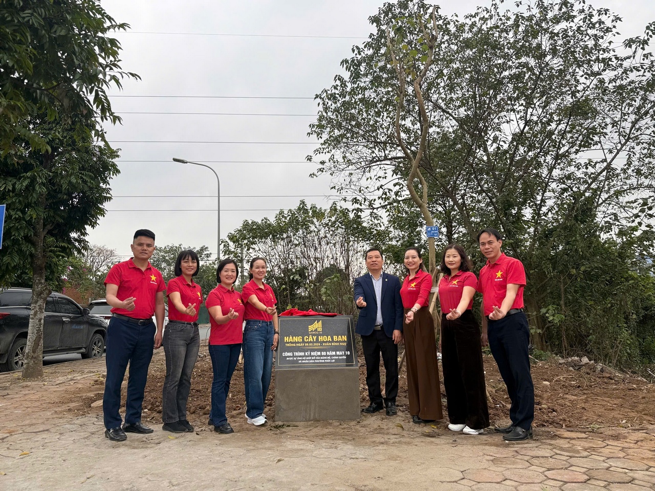 HÀNG CÂY HOA BAN – DẤU ẤN XANH CHÀO MỪNG 80 NĂM MAY 10