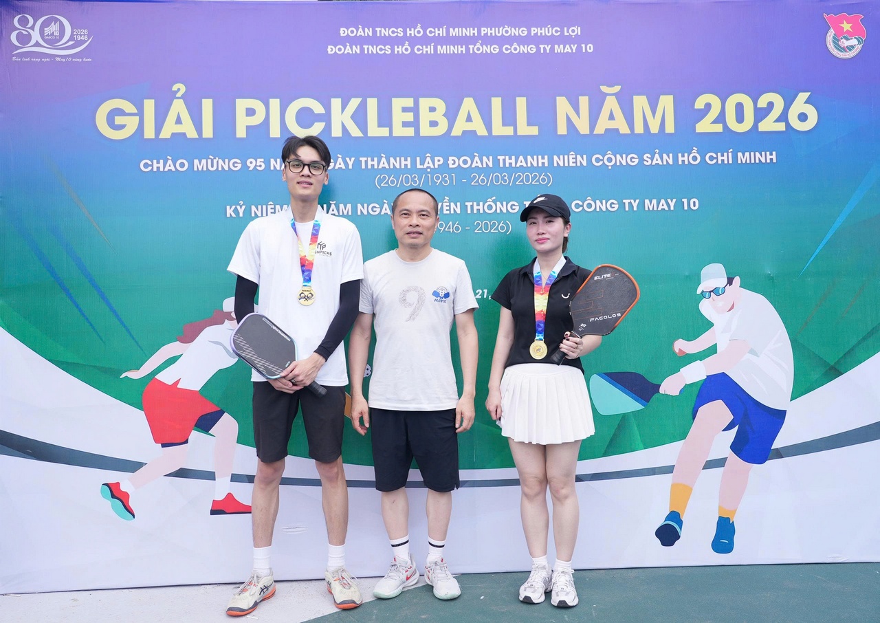 KẾT QUẢ CHUNG KẾT GIẢI PICKLEBALL MAY 10 LẦN THỨ I