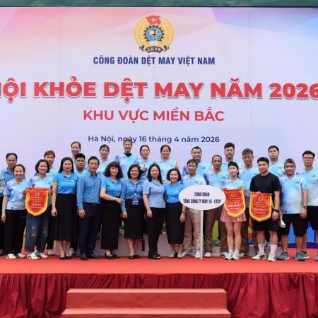 May 10 tỏa sáng tại Hội khỏe Dệt May 2026