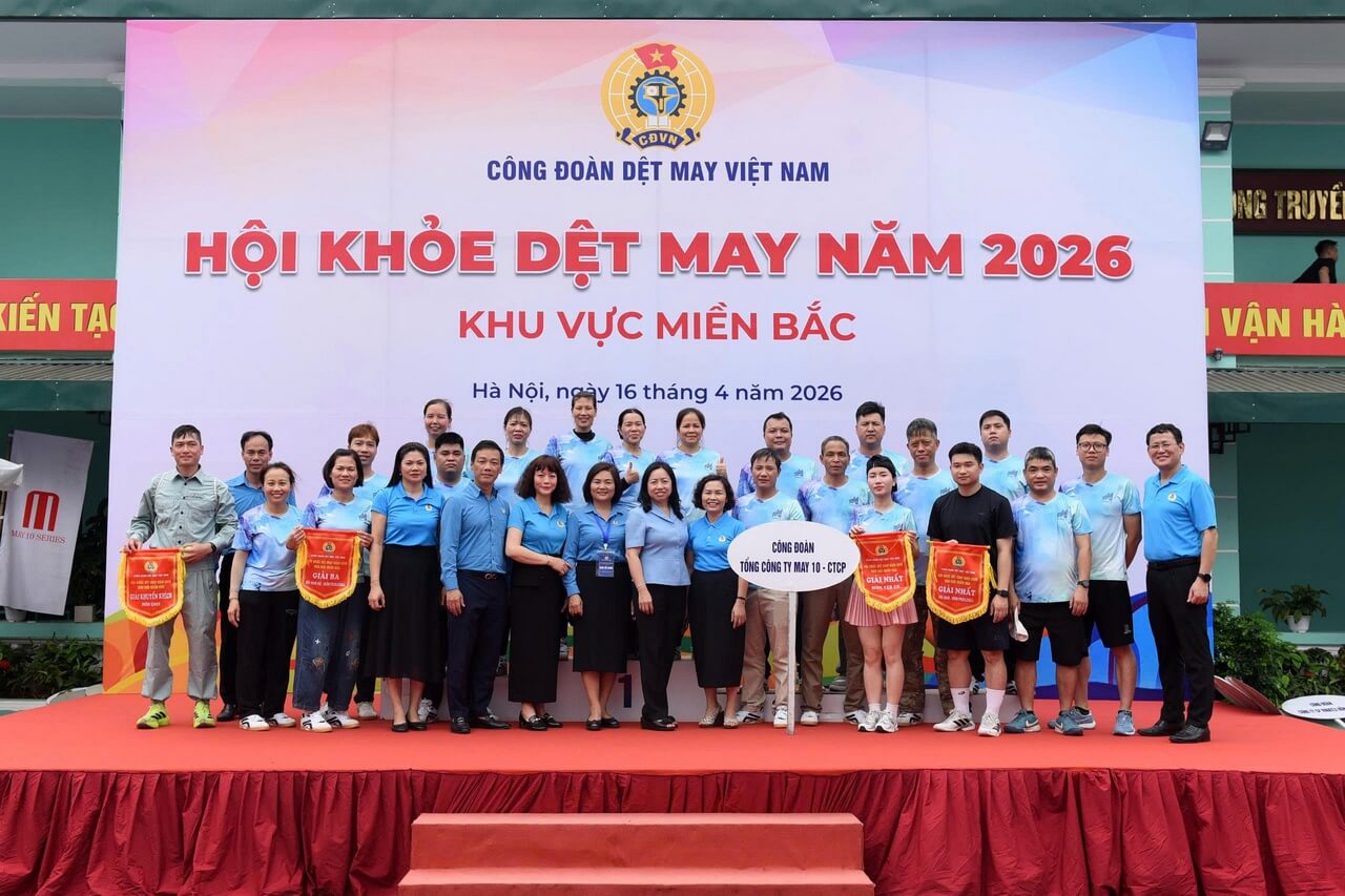 May 10 tỏa sáng tại Hội khỏe Dệt May 2026