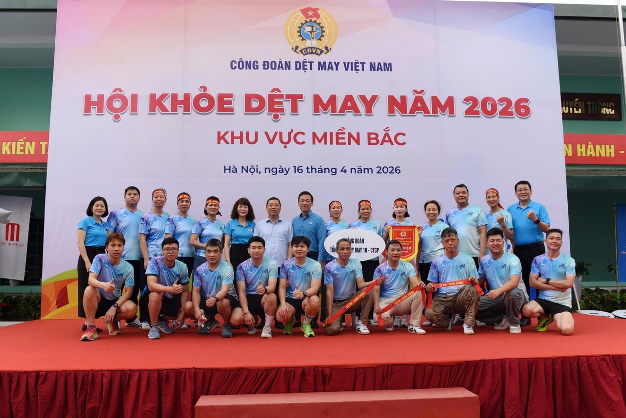 May 10 tỏa sáng tại Hội khỏe Dệt May 2026