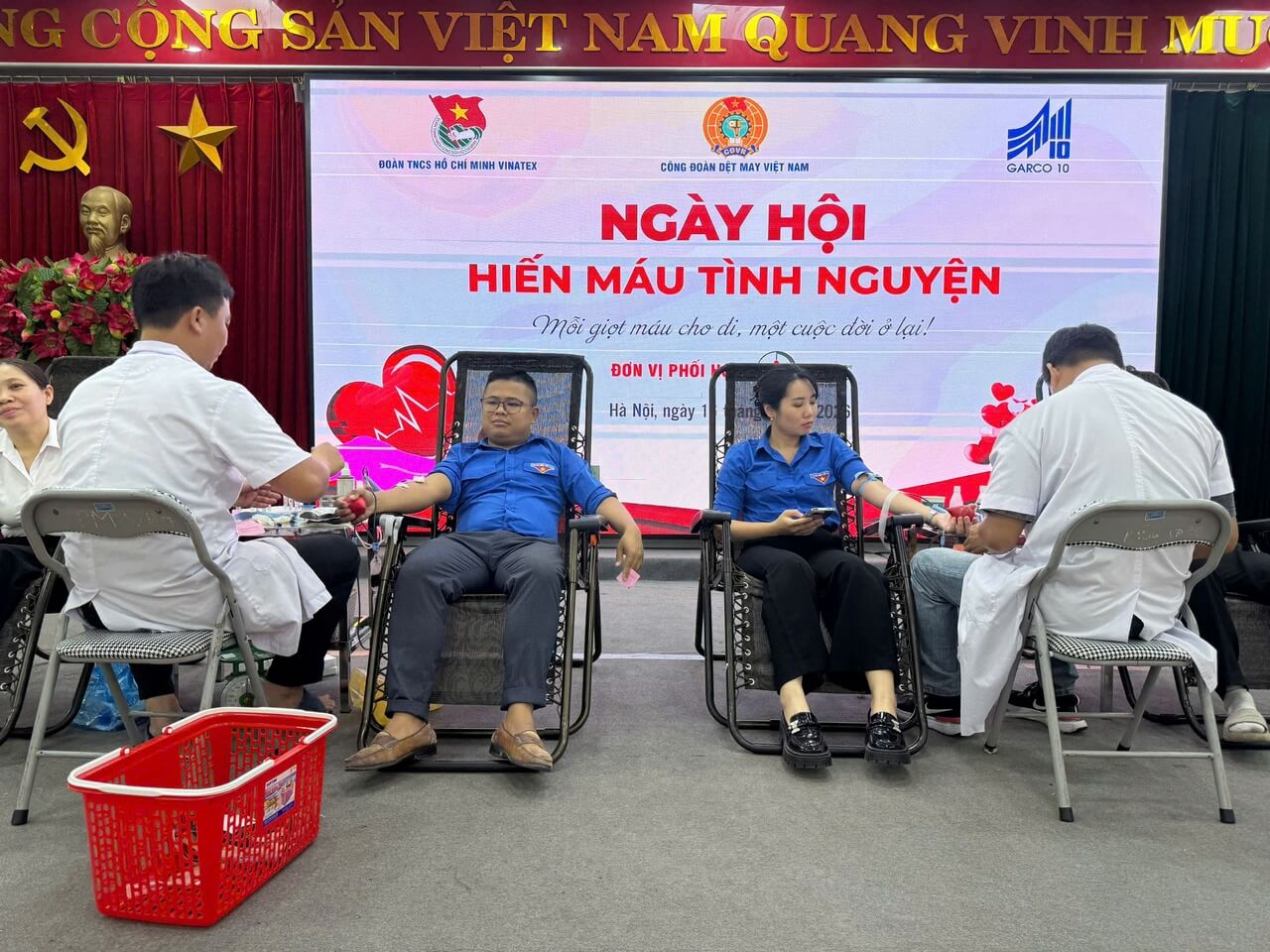 Ngày hội hiến máu tình nguyện “Những giọt máu hồng năm 2026”