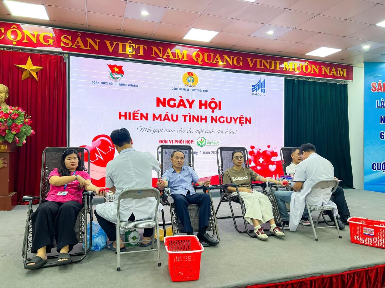 Ngày hội hiến máu tình nguyện “Những giọt máu hồng năm 2026”