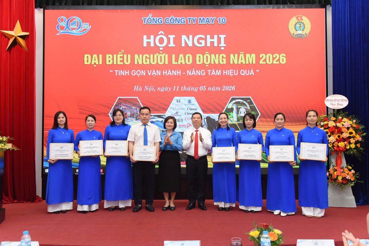 MAY 10 TỔ CHỨC THÀNH CÔNG HỘI NGHỊ NGƯỜI LAO ĐỘNG NĂM 2026