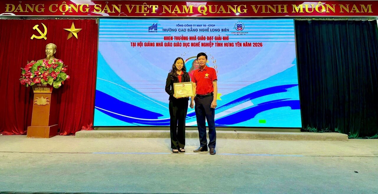 TRƯỜNG CAO ĐẲNG LONG BIÊN TỎA SÁNG TẠI HỘI GIẢNG NHÀ GIÁO GDNN TỈNH HƯNG YÊN NĂM 2026