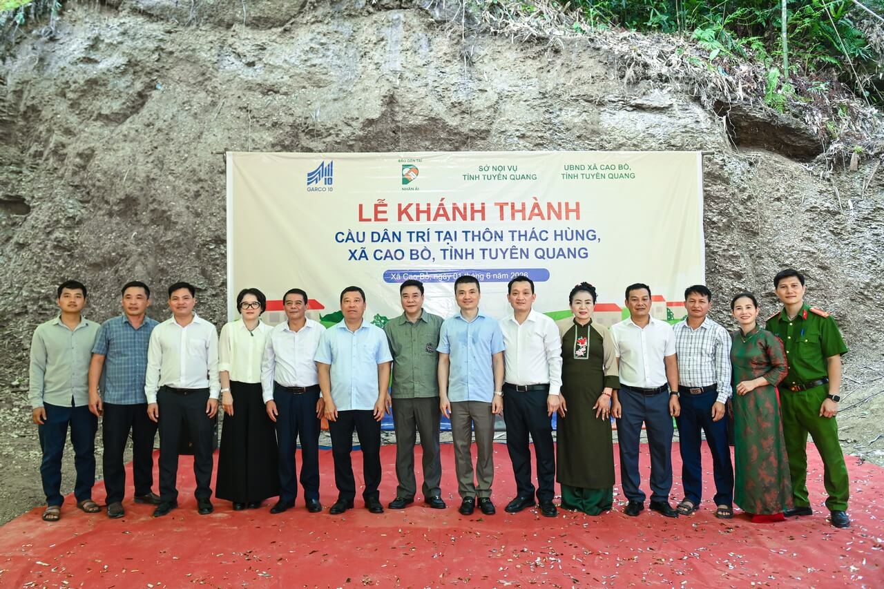 May 10 khánh thành cây cầu thứ 8 dành tặng đồng bào vùng cao
