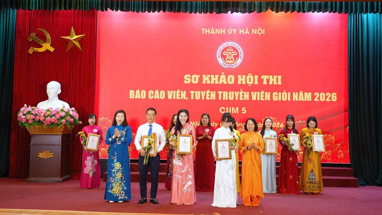 Bản lĩnh May 10 tại Hội thi Báo cáo viên giỏi năm 2026