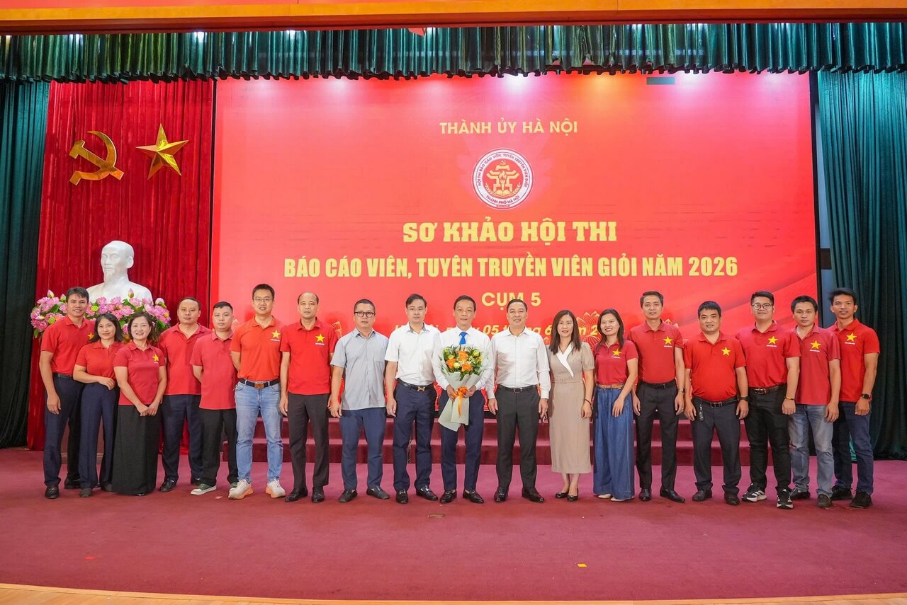 Bản lĩnh May 10 tại Hội thi Báo cáo viên giỏi năm 2026