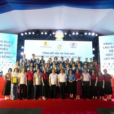 TỔNG KẾT, TRAO GIẢI HỘI THI THỢ GIỎI NGÀNH DỆT MAY VIỆT NAM LẦN THỨ VII – NĂM 2026, LĨNH VỰC MAY DỆT THOI