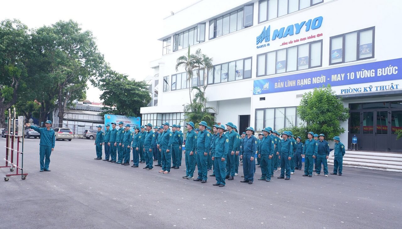 ĐẠI ĐỘI TỰ VỆ MAY 10 RA QUÂN HUẤN LUYỆN NĂM 2026