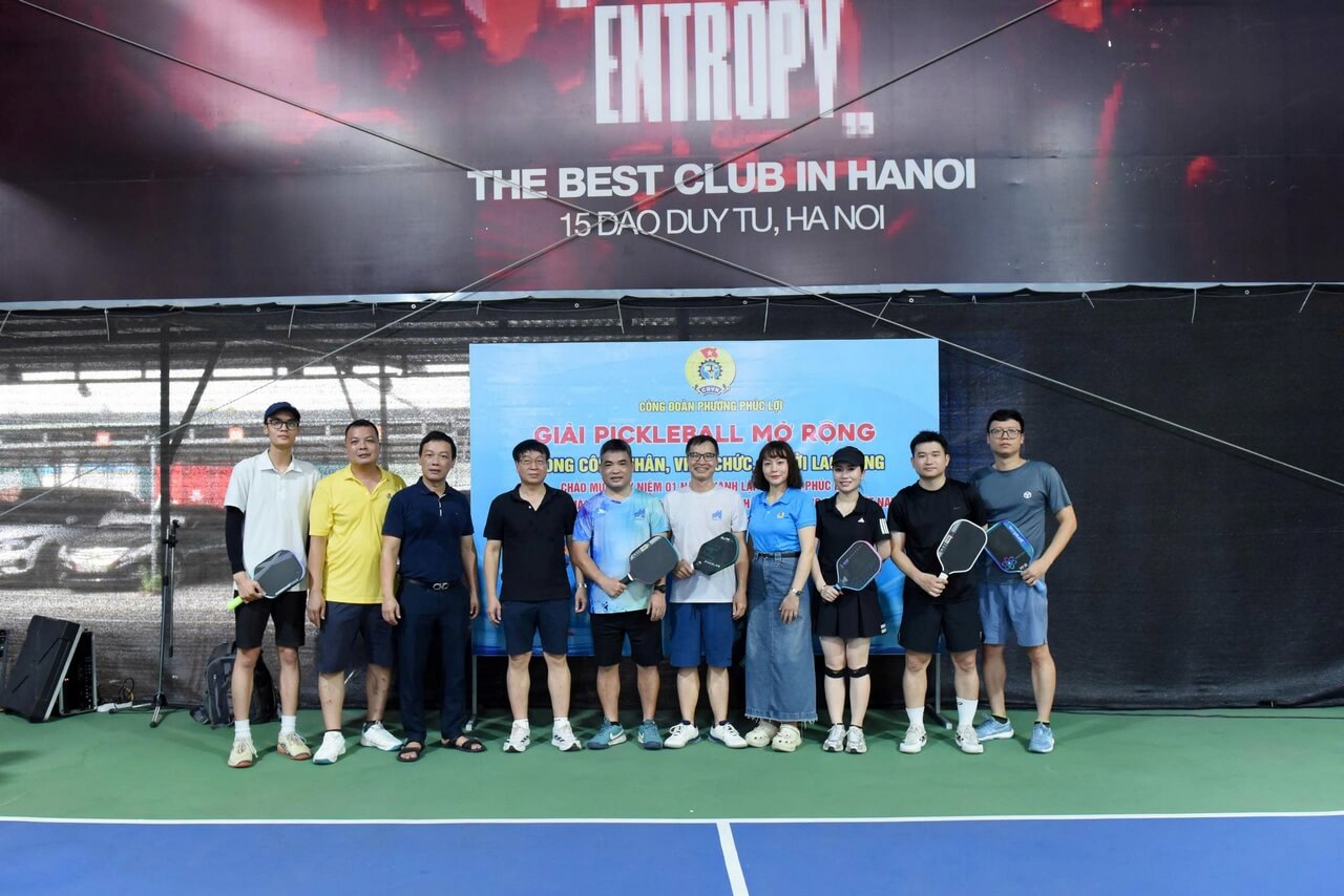 ĐỘI TUYỂN MAY 10 TỎA SÁNG TẠI GIẢI PICKLEBALL PHÚC LỢI 2026