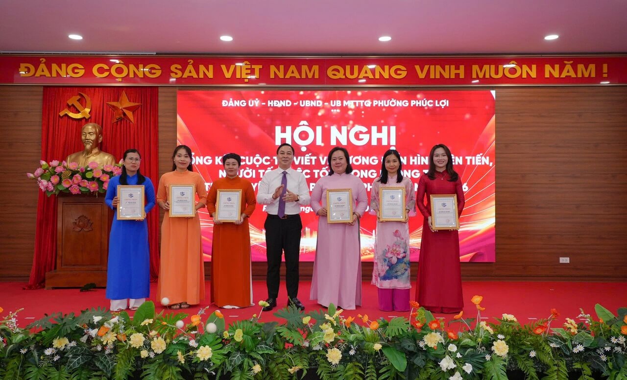 May 10 ghi dấu ấn đậm nét tại Cuộc thi viết về gương “Người tốt, việc tốt” phường Phúc Lợi 2026