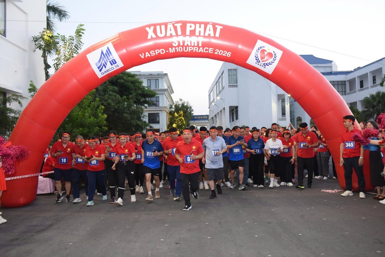 MAY 10 PHÁT ĐỘNG GIẢI CHẠY UPRACE 2026 SẢI BƯỚC VÌ MỘT VIỆT NAM VƯƠN MÌNH