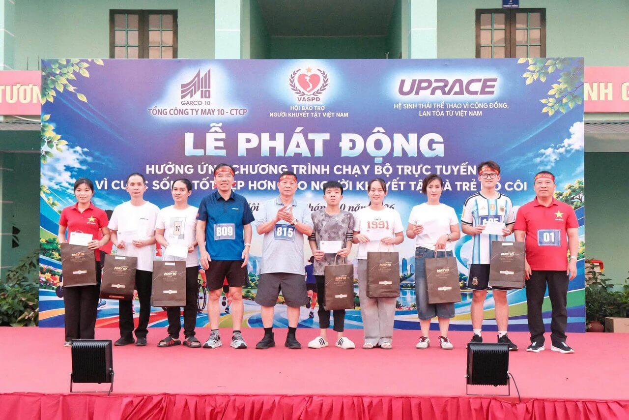 MAY 10 PHÁT ĐỘNG GIẢI CHẠY UPRACE 2026 SẢI BƯỚC VÌ MỘT VIỆT NAM VƯƠN MÌNH