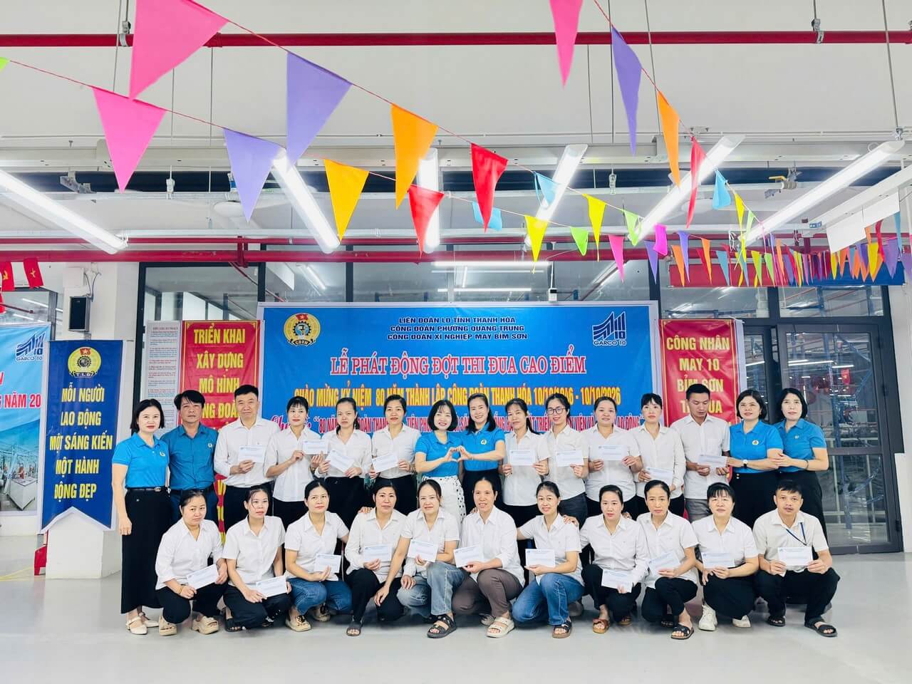 Xí nghiệp May Bỉm Sơn vinh dự nhận danh hiệu “Doanh nghiệp vì người lao động năm 2026” tỉnh Thanh Hóa